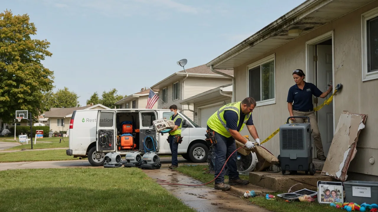 Water Damage Restoration in Cement City, MI near me